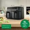 Bosch MAFD440B1G Series 4 Double Drawer Air Fryer Black_9l