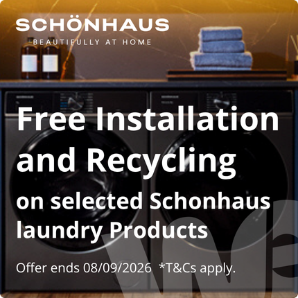 Schonhaus free installation and recycling